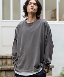 mlt4802-9oz Cotton Pigment Long Sleeve Cut sew ロングスリーブTシャツ