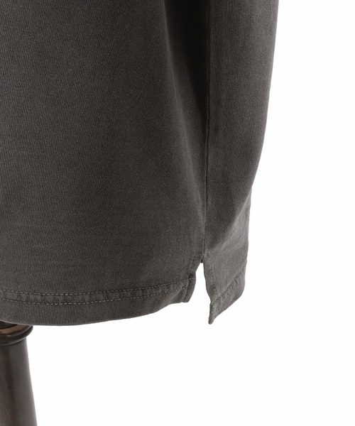 CAMBIO(カンビオ)の「mlt4802-9oz Cotton Pigment Long Sleeve Cut sew ロングスリーブTシャツ(Tシャツ/カットソー・メンズ・ブラック/スモークピンク/ホワイト・S/M/L)」の4枚目の写真