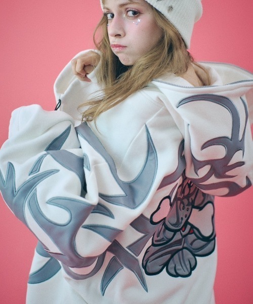 ガルフィー ダブダブジップパーカー GALFY】部族系ダブダブパーカー | OUR BRAND,GALFY | PRESSING