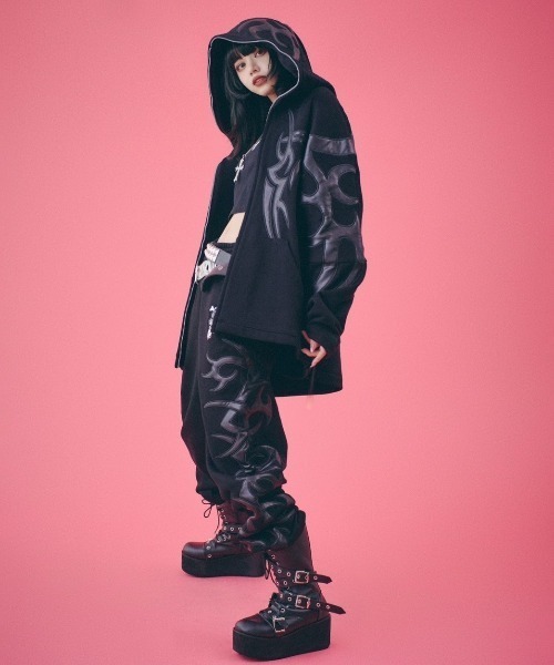 ガルフィー ダブダブジップパーカー GALFY】部族系ダブダブパーカー | OUR BRAND,GALFY | PRESSING