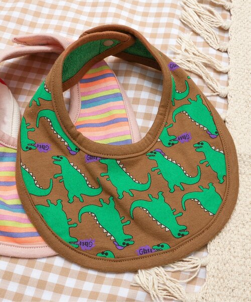 BREEZE（ブリーズ）の「リバーシブルスタイ マイファーストブリーズ（スタイ/よだれかけ・キッズ・その他2/その他3/ラベンダー/ミント/オレンジ/キャメル/ピンク/ブラック/アイボリー/ターコイズブルー・80）」の8枚目の写真