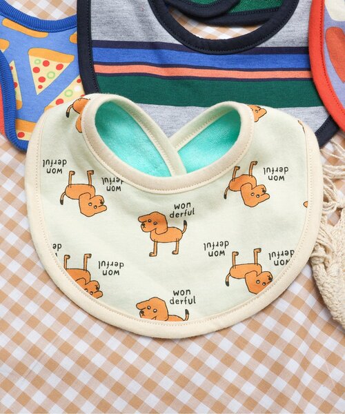 BREEZE（ブリーズ）の「リバーシブルスタイ マイファーストブリーズ（スタイ/よだれかけ・キッズ・その他2/その他3/ラベンダー/ミント/オレンジ/キャメル/ピンク/ブラック/アイボリー/ターコイズブルー・80）」の3枚目の写真