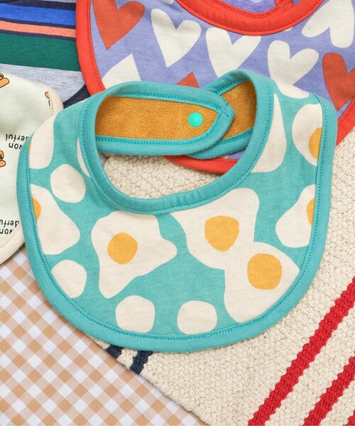 BREEZE（ブリーズ）の「リバーシブルスタイ マイファーストブリーズ（スタイ/よだれかけ・キッズ・その他2/その他3/ラベンダー/ミント/オレンジ/キャメル/ピンク/ブラック/アイボリー/ターコイズブルー・80）」の5枚目の写真
