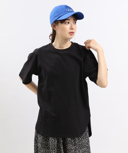 GLOBAL WORK Smile Seed Store(グローバルワーク スマイルシードストア)の「冷感裾ラウンドTシャツ/122032(Tシャツ/カットソー・レディース・グレー系その他/ブラック/ホワイト×ブラック/オフホワイト・X-LARGE/LARGE/MEDIUM/SMALL)」の13枚目の写真