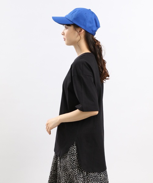GLOBAL WORK Smile Seed Store(グローバルワーク スマイルシードストア)の「冷感裾ラウンドTシャツ/122032(Tシャツ/カットソー・レディース・グレー系その他/ブラック/ホワイト×ブラック/オフホワイト・X-LARGE/LARGE/MEDIUM/SMALL)」の15枚目の写真