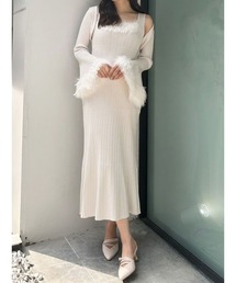 MERCURYDUO | ファーボレロセットワンピース(ワンピース)