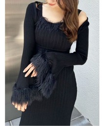 MERCURYDUO | ファーボレロセットワンピース(ワンピース)