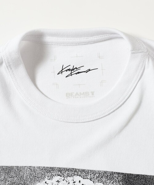 BEAMS T（ビームスティー）の「KOUSUKE KAWAMURA / T-shirt（Tシャツ/カットソー・メンズ・ホワイト・S/M/XL/L）」の4枚目の写真
