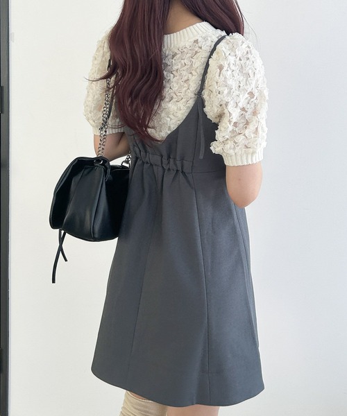 Heather（ヘザー）の「アソートストラップミニワンピース 140744