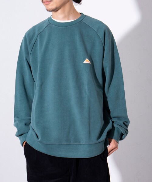 KELTY（ケルティ）の「【限定展開】【KELTY×GLOSTER】別注 USAコットン ラグラン プルオーバースウェット（スウェット・メンズ・ダークグリーン/グレー/ブラック/ネイビー・M/L）」の16枚目の写真