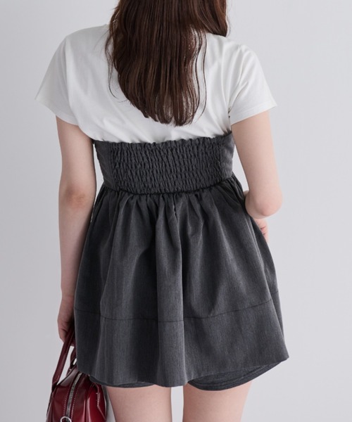 MERLOT(メルロー)の「マルチwayリボンチュニック(チュニック・レディース・グレー/アイボリー・FREE)」の18枚目の写真