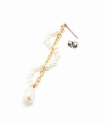 Casselini(キャセリーニ)チェーンなみなみピアス