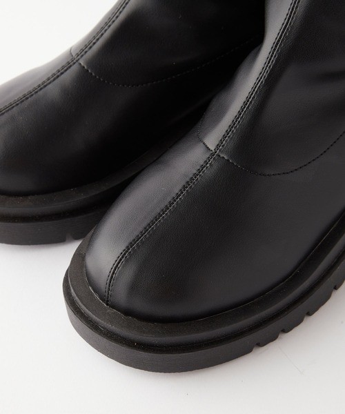 BONLECILL（ボンルシール）の「インヒールストレッチロングブーツ（ブーツ・レディース・ブラウン/ブラック・XL/L/M/S）」の20枚目の写真