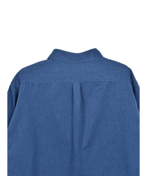 CUSTOM CULTURE（カスタムカルチャー）の「【Custom Culture】COOL FIBER ツイル レギュラーカラー ロングスリーブシャツ（シャツ/ブラウス・メンズ・ブラック/ブルー・2/3/4）」の5枚目の写真