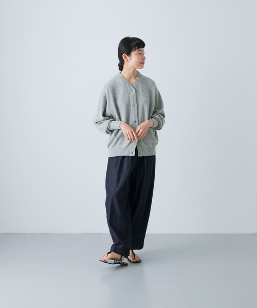 かぐれ（カグレ）の「ドライコットンVネックカーディガン