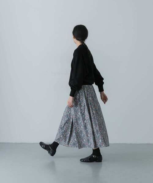 かぐれ(カグレ)の「ドライコットンVネックカーディガン(カーディガン/ボレロ・レディース・ライトグレー/ブラック/グレー・FREE)」の15枚目の写真