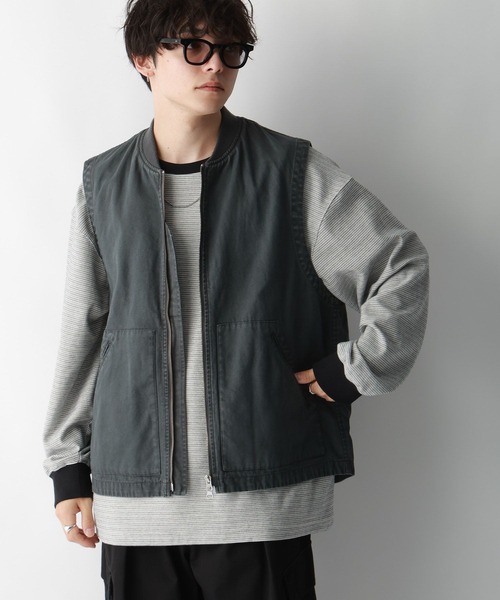 RAGEBLUE（レイジブルー）の「ヴィンテージライク/ワークベスト（ベスト・メンズ・ブラウン/グレー・FREE）」の4枚目の写真