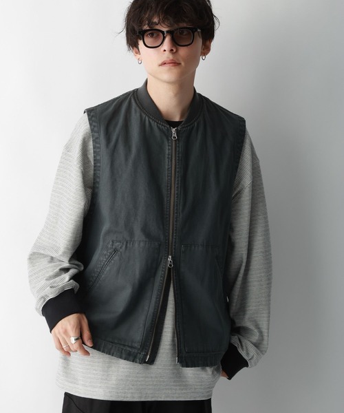 RAGEBLUE（レイジブルー）の「ヴィンテージライク/ワークベスト（ベスト・メンズ・ブラウン/グレー・FREE）」の8枚目の写真