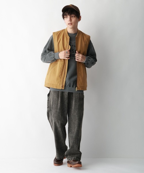 RAGEBLUE（レイジブルー）の「ヴィンテージライク/ワークベスト（ベスト・メンズ・ブラウン/グレー・FREE）」の9枚目の写真