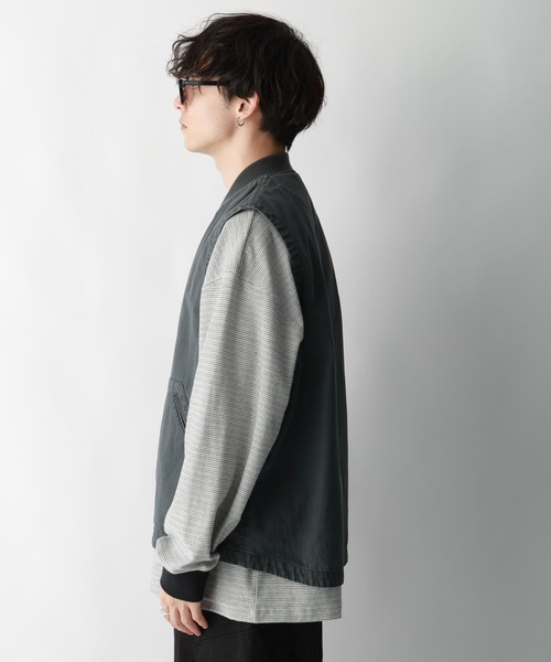 RAGEBLUE（レイジブルー）の「ヴィンテージライク/ワークベスト（ベスト・メンズ・ブラウン/グレー・FREE）」の14枚目の写真