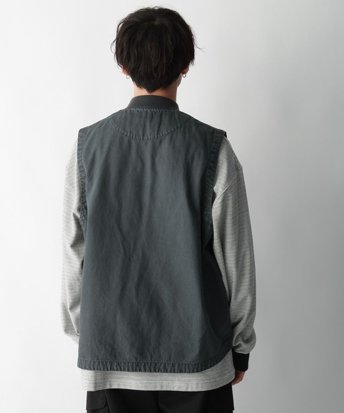 RAGEBLUE（レイジブルー）の「ヴィンテージライク/ワークベスト（ベスト・メンズ・ブラウン/グレー・FREE）」の15枚目の写真