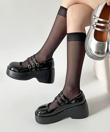 Shoes in Closet | 【ZOZO CM 畑芽育さん着用アイテム】厚底 プラットフォーム トリプル ストラップ キャッチー メリージェーン 939(パンプス)