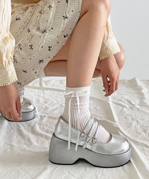 セール】厚底 プラットフォーム トリプル ストラップ キャッチー
