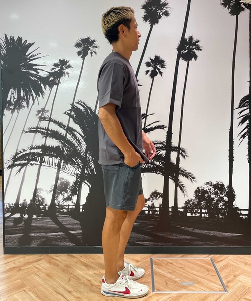 ムラサキスポーツ(ムラサキスポーツ)の「SAN LA SAN/サンラサン SLTシャツ【サークルボーダー】 MOSL24SM003(Tシャツ/カットソー・メンズ・グレイッシュブルー/ホワイト/チャコール・L/M)」の12枚目の写真