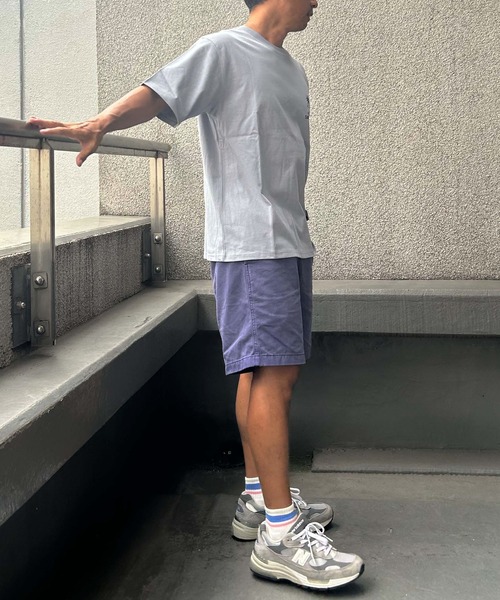 ムラサキスポーツ(ムラサキスポーツ)の「SAN LA SAN/サンラサン SLTシャツ【サークルボーダー】 MOSL24SM003(Tシャツ/カットソー・メンズ・グレイッシュブルー/ホワイト/チャコール・L/M)」の17枚目の写真