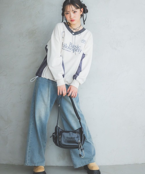 repipi armario(レピピ アルマリオ)の「GAMINGスウェット(スウェット・キッズ・ピンク/アイボリー/ブラック/ブルー・SMALL/MEDIUM/LARGE)」の5枚目の写真