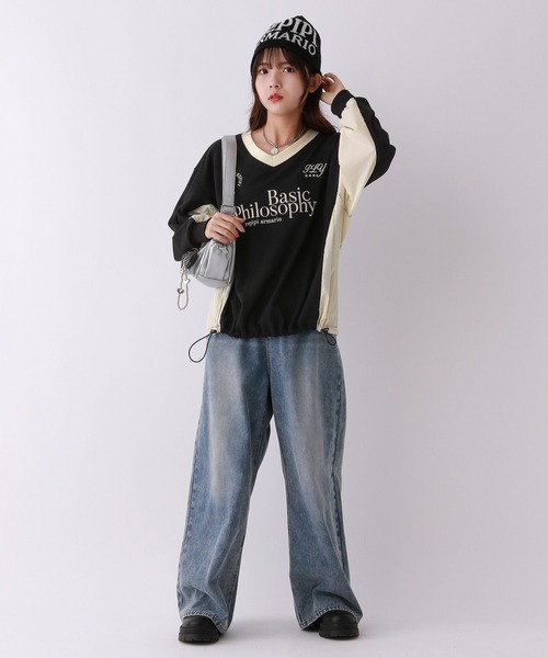repipi armario(レピピ アルマリオ)の「GAMINGスウェット(スウェット・キッズ・ピンク/アイボリー/ブラック/ブルー・SMALL/MEDIUM/LARGE)」の13枚目の写真