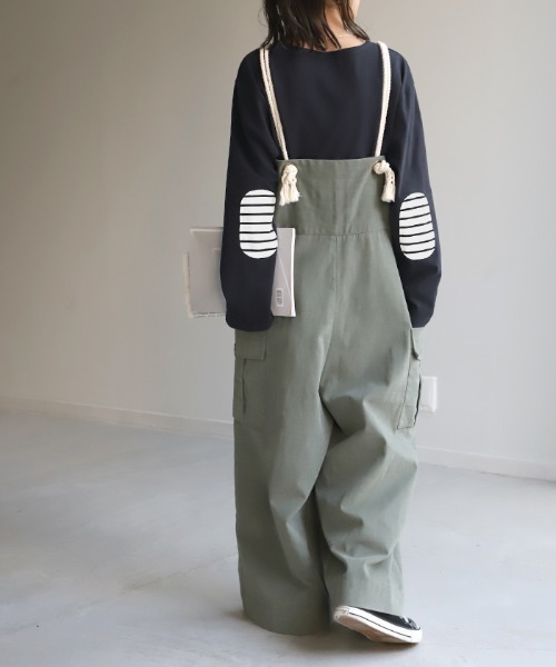 HUG.U(ハグユー)の「肘パッチカットソー(Tシャツ/カットソー・レディース・ネイビー/ホワイト/ブラック・FREE)」の16枚目の写真