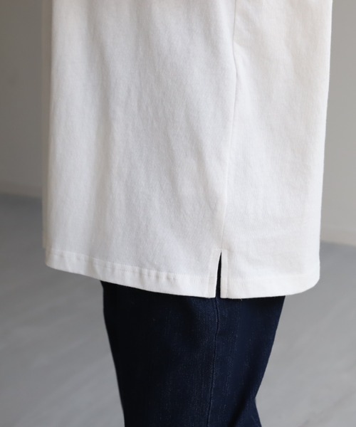 HUG.U(ハグユー)の「肘パッチカットソー(Tシャツ/カットソー・レディース・ネイビー/ホワイト/ブラック・FREE)」の5枚目の写真