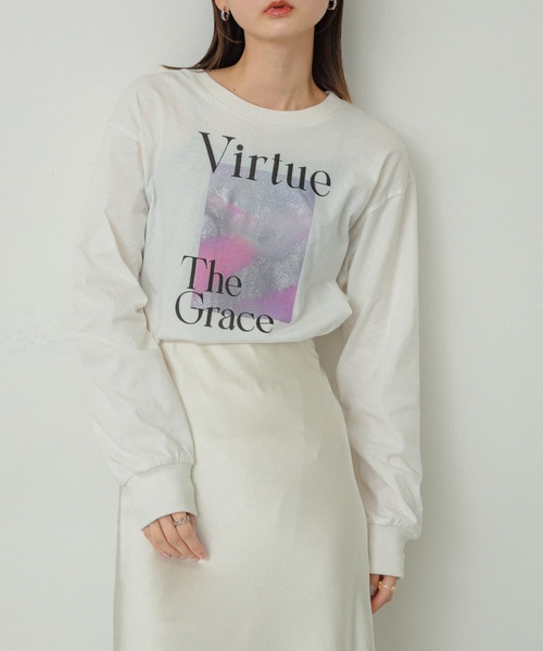 セール】グラフィックロングTシャツ（Tシャツ/カットソー