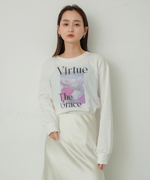 SENSE OF PLACE by URBAN RESEARCH(センスオブプレイスバイアーバンリサーチ)の「グラフィックロングTシャツ(Tシャツ/カットソー・レディース・その他1/その他2/その他3/その他5/その他6/その他4・ONE)」の7枚目の写真