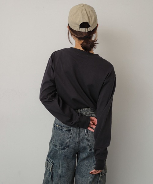 SENSE OF PLACE by URBAN RESEARCH(センスオブプレイスバイアーバンリサーチ)の「グラフィックロングTシャツ(Tシャツ/カットソー・レディース・その他1/その他2/その他3/その他5/その他6/その他4・ONE)」の12枚目の写真