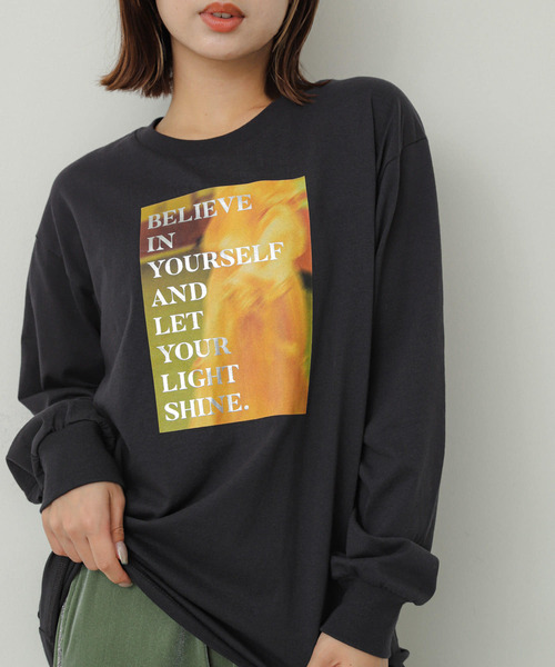 KEIKO オリジナルロングTシャツMサイズ　新品　美品　再度値下げ SENSE OF PLACE by URBAN RESEARCH tシャツ グラフィックロングT