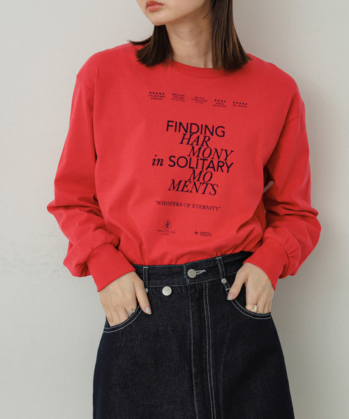 SENSE OF PLACE by URBAN RESEARCH(センスオブプレイスバイアーバンリサーチ)の「グラフィックロングTシャツ(Tシャツ/カットソー・レディース・その他1/その他2/その他3/その他5/その他6/その他4・ONE)」の20枚目の写真