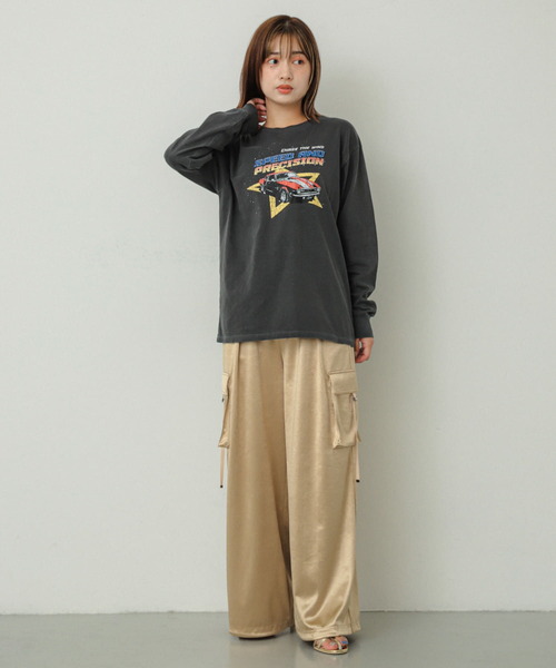 セール】グラフィックロングTシャツ（Tシャツ/カットソー）｜SENSE OF