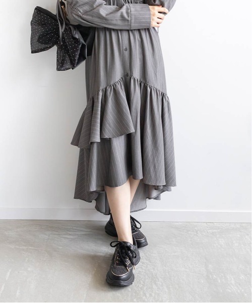 【セール】2WAYショルダーフィッシュテールシャツワンピース(ワンピース)|RANDA(ランダ) 【セール】2WAYショルダーフィッシュテールシャツワンピース(ワンピース)|RANDA(ランダ)