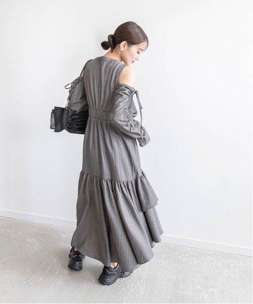 【セール】2WAYショルダーフィッシュテールシャツワンピース(ワンピース)|RANDA(ランダ) 【セール】2WAYショルダーフィッシュテールシャツワンピース(ワンピース)|RANDA(ランダ)