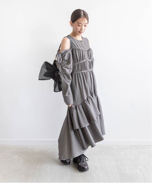 【セール】2WAYショルダーフィッシュテールシャツワンピース(ワンピース)|RANDA(ランダ) 【セール】2WAYショルダーフィッシュテールシャツワンピース(ワンピース)|RANDA(ランダ)