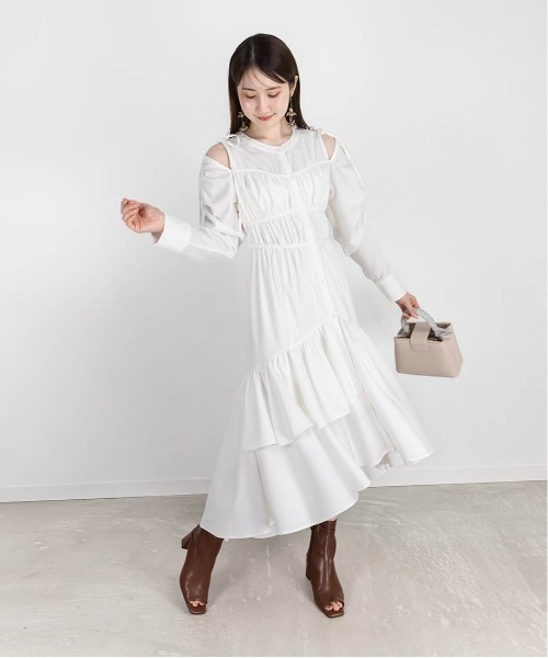 【セール】2WAYショルダーフィッシュテールシャツワンピース(ワンピース)|RANDA(ランダ) 【セール】2WAYショルダーフィッシュテールシャツワンピース(ワンピース)|RANDA(ランダ)