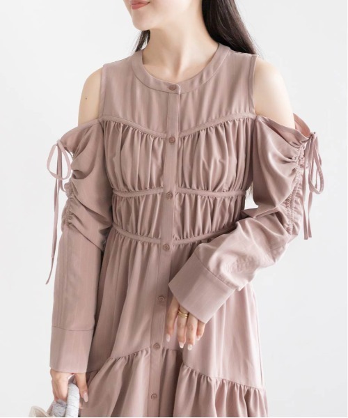 【セール】2WAYショルダーフィッシュテールシャツワンピース(ワンピース)|RANDA(ランダ) 【セール】2WAYショルダーフィッシュテールシャツワンピース(ワンピース)|RANDA(ランダ)