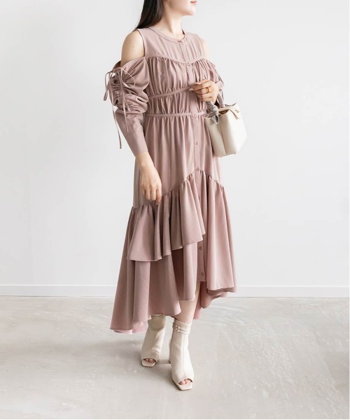 【セール】2WAYショルダーフィッシュテールシャツワンピース(ワンピース)|RANDA(ランダ) 【セール】2WAYショルダーフィッシュテールシャツワンピース(ワンピース)|RANDA(ランダ)