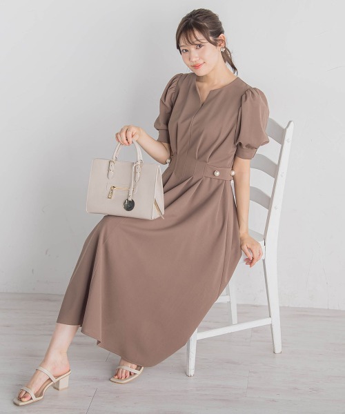 【セール】キレリラワンピ≪手洗い可能≫（ワンピース）｜QUEENS COURT（クイーンズコート）