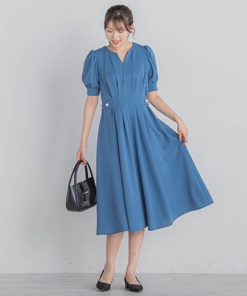 【セール】キレリラワンピ≪手洗い可能≫（ワンピース）｜QUEENS COURT（クイーンズコート）