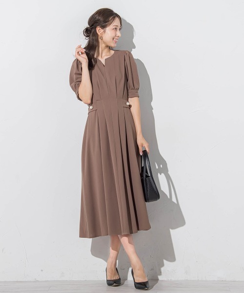 【セール】キレリラワンピ≪手洗い可能≫（ワンピース）｜QUEENS COURT（クイーンズコート）