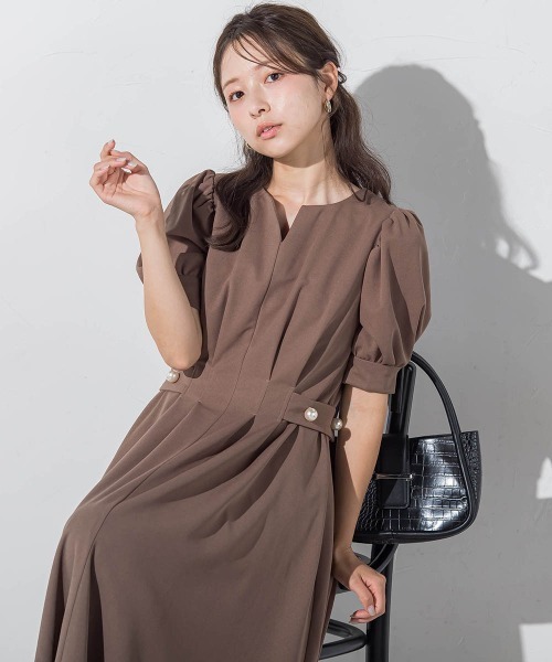 【セール】キレリラワンピ≪手洗い可能≫（ワンピース）｜QUEENS COURT（クイーンズコート）