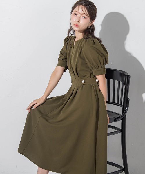 【セール】キレリラワンピ≪手洗い可能≫（ワンピース）｜QUEENS COURT（クイーンズコート）